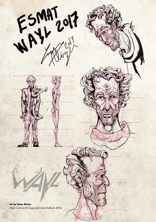 Wayl: Esmat Attar character sheet